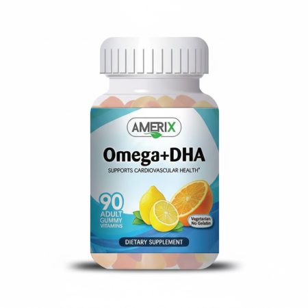 Amerix Omega + DHA Capsules 90’s – Omega-3 Fish Oil Supplement for Heart & Brain Support