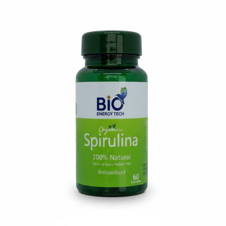 BioEnergy Tech Spirulina Nutritional Support Capsules – 60 Count