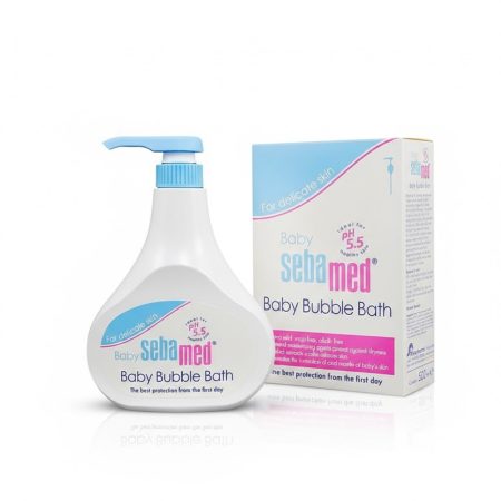 Sebamed Baby Bubble Bath with Pump 500ml – Gentle Cleansing & Moisturizing Baby Wash