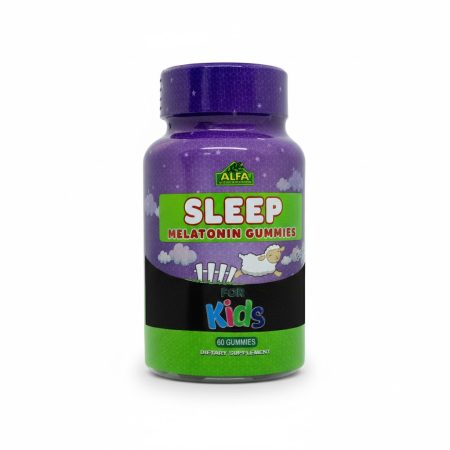 Alfa Sleep Melatonin Gummies for Kids 60’s – Gentle Sleep Support Supplement