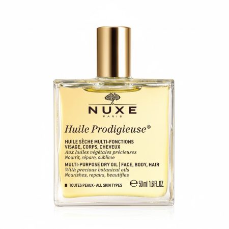 Nuxe Prodigieuse Multi-Purpose Dry Oil Spray 50ml – Face, Body & Hair Nourishing Oil
