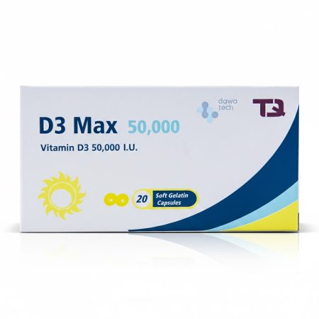 D3 Max 50,000 IU Vitamin D3 Capsules – 10 Capsules