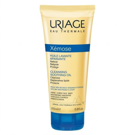 Uriage Xémose Soothing Cleansing Oil – Gentle Hydrating Cleanser for Dry & Sensitive Skin – 200 ml
