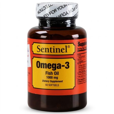 Sentinel Omega-3 Fish Oil 1000 mg Summer Cool Softgels – Heart, Brain & Joint Support