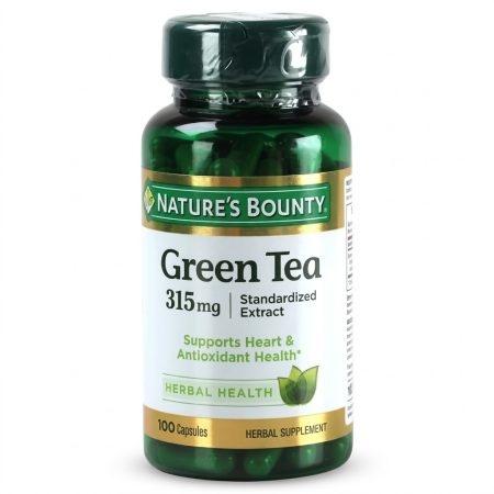 Natures Bounty  Green Tea Extract 315mg Tablets – Antioxidant & Metabolism Support – 100 Tablets