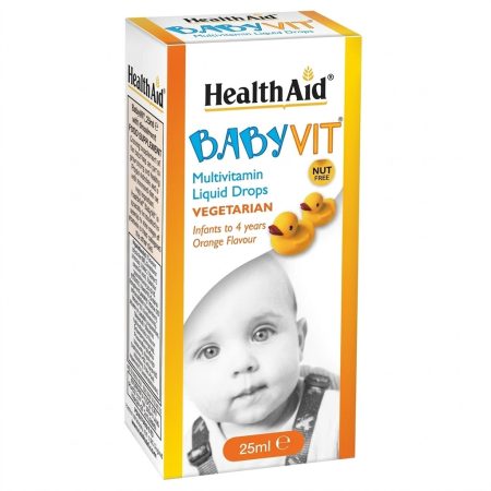 Health Aid Baby Vitamin Liquid Drops 25ml – Daily Vitamin Supplement for Infants and Babies