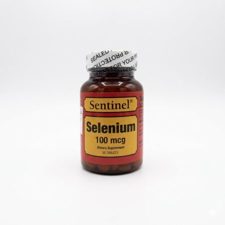 Sentinel Selenium 100 mcg Tablets – 50 Count | Antioxidant & Immune Support