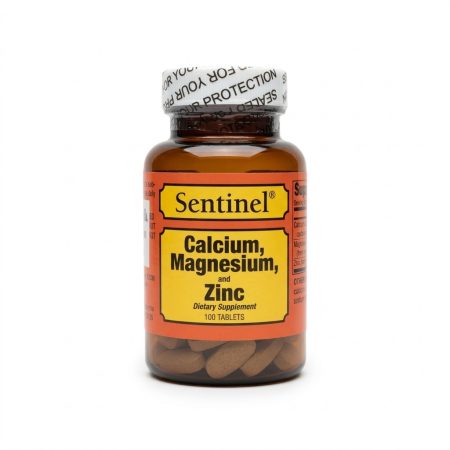 Sentinel Calcium + Magnesium + Zinc Tablets – 100 Count Bone, Muscle & Immune Support