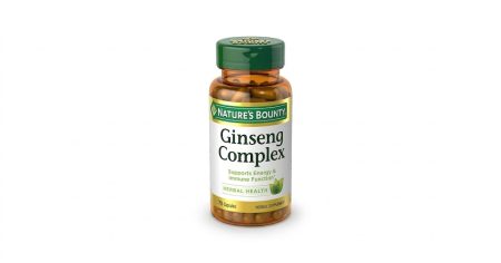 Natures Bounty Ginseng Complex with Royal Jelly Capsules – Energy & Vitality Support – 75 Capsules