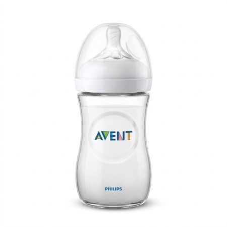 Philips Avent Natural 2.0 Baby Feeding Bottle 260ml – Anti-Colic Wide Neck Bottle (Single Pack)