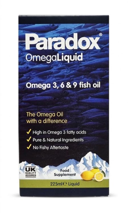 Paradox Omega Liquid Supplement 225 ml – Omega Fatty Acids for Heart, Brain, and Joint Support