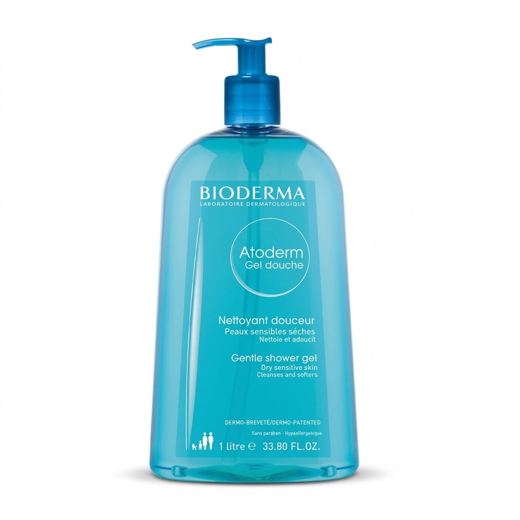 Bioderma Atoderm Shower Gel 500 ml – Gentle Soap‑Free Body Cleanser for Sensitive & Dry Skin