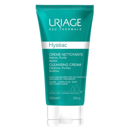 Uriage Hyseac Hydra Cleansing Cream – Gentle Hydrating Cleanser for Oily & Sensitive Skin – 150 ml