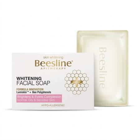Beesline Whitening Facial Soap 85 g – Gentle Brightening Cleansing Bar for Face