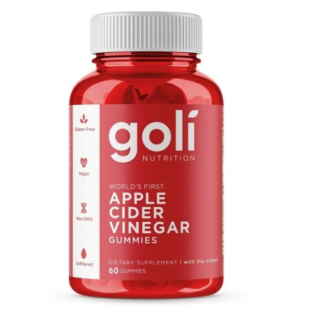 Goli Apple Cider Vinegar Gummies – 60 Count Daily Wellness Supplement