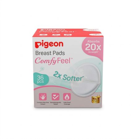 Pigeon ComfyFeel Disposable Breast Pads 36 Pieces – Soft and Absorbent Nursing Pads