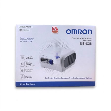 Omron C28 Compressor Nebulizer – Reliable Respiratory Therapy Device for Home and Clinical Use