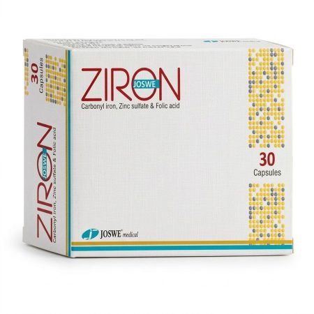 Ziron Iron Supplement Capsules – Iron with Essential Nutrients, 30 Capsules