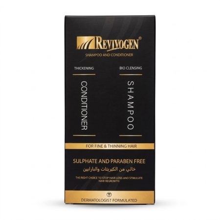 RevivoGen Bio-Cleansing Shampoo & Conditioner Set – Scalp Purifying Hair Care Duo – 360 ml