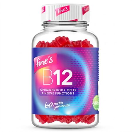 Fine’s Vitamin B12 Gummies – 60 Count Energy & Nervous System Support