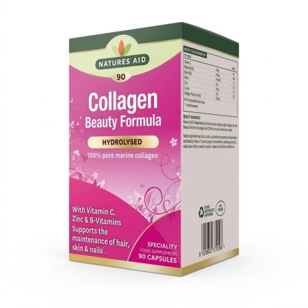 Natures  Aid Collagen Beauty Formula Capsules – Skin, Hair & Nail Support