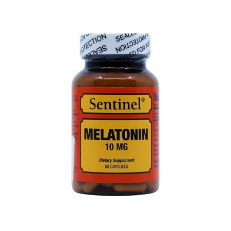 Sentinel Melatonin 10 mg Tablets – Sleep Support Supplement for Restful Night (60 Tablets)