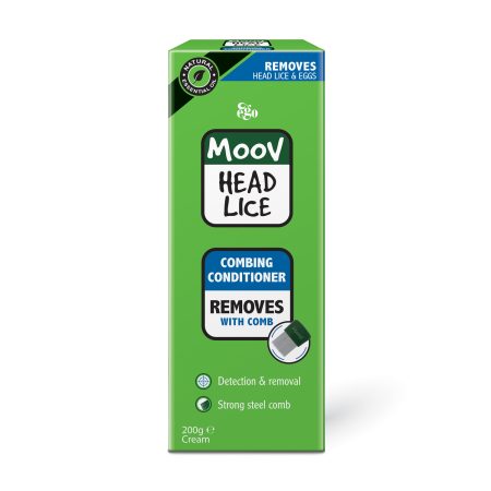 Ego Moov Head Lice Combing Conditioner – 200 ml, Gentle Lice Removal Aid