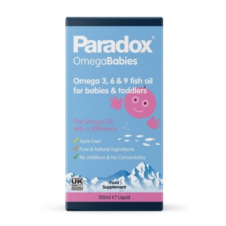Paradox Omega Babies Liquid 105 ml – Omega-3 Supplement for Infant Brain and Eye Development