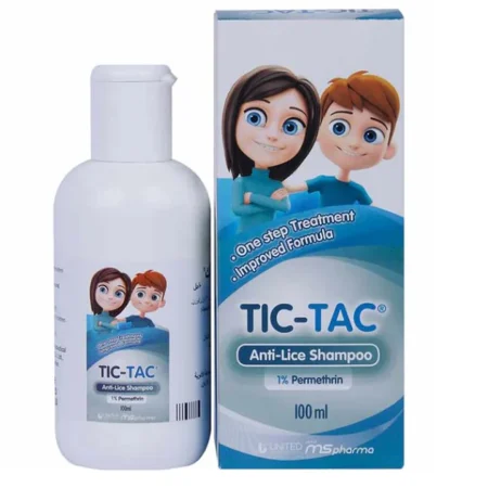 Tic-Tac Anti-Lice Shampoo – 100 ml, Effective Lice & Nit Removal