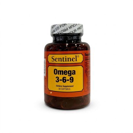 Sentinel Omega 3-6-9 Softgel Capsules – 60 Count | Balanced Essential Fatty Acids Supplement