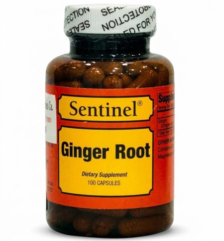 Sentinel Ginger Root Capsules – Natural Digestive & Wellness Support Supplement