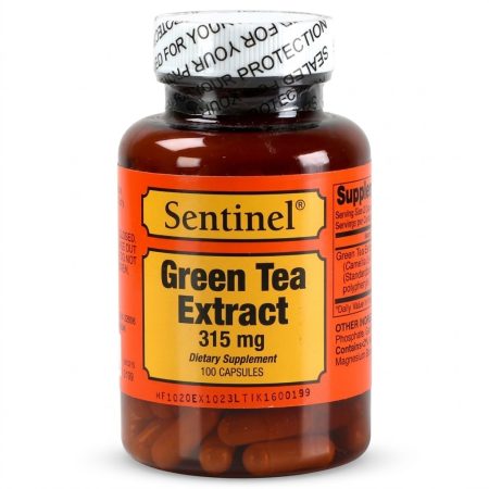 Sentinel Green Tea Extract 315 mg Capsules – Antioxidant & Metabolism Support Supplement