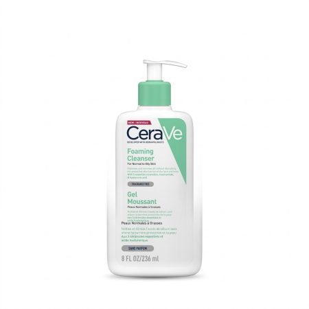 CeraVe Foaming Facial Cleanser for Normal to Oily Skin – Gentle Face Wash – 236ml