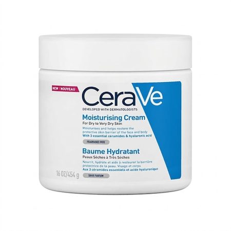 CeraVe Moisturising Cream for Dry to Very Dry Skin – Face & Body Hydrating Cream – 454g