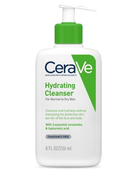 CeraVe Hydrating Cleanser for Normal to Dry Skin – Gentle Face & Body Cleanser – 236ml