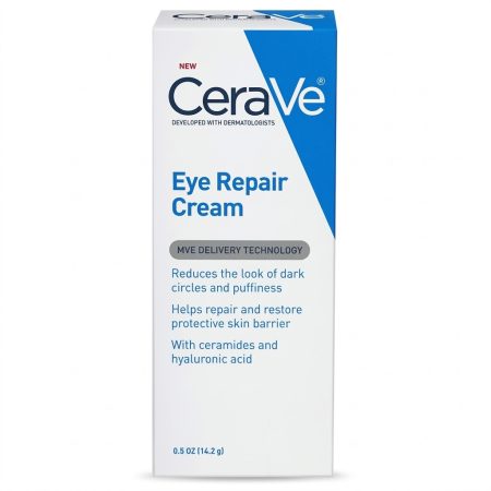 CeraVe Eye Repair Cream – Hydrating & Soothing Eye Cream for Dark Circles & Puffiness – 14ml