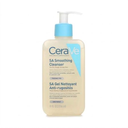 CeraVe SA Smoothing Cleanser with Salicylic Acid for Rough & Bumpy Skin – 236ml