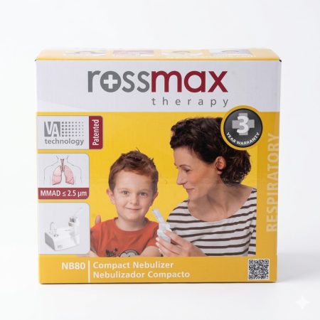 Rossmax NB80 Compact Piston Nebulizer  – Adjustable Valve Respiratory Therapy Device
