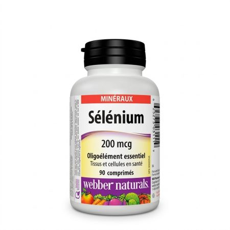 Webber Natural Selenium 200mcg Tablets – 90 Tablets | Antioxidant & Immune Support Supplement