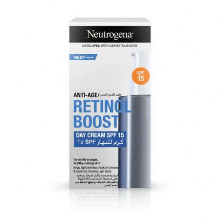 Neutrogena Retinol Boost Day Cream SPF 15 – Anti-Aging Moisturizer 50ml