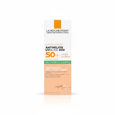 La Roche-Posay Anthelios Anti-Shine Tinted Gel-Cream SPF50+ – Oil Control Sunscreen for Oily & Acne-Prone Skin