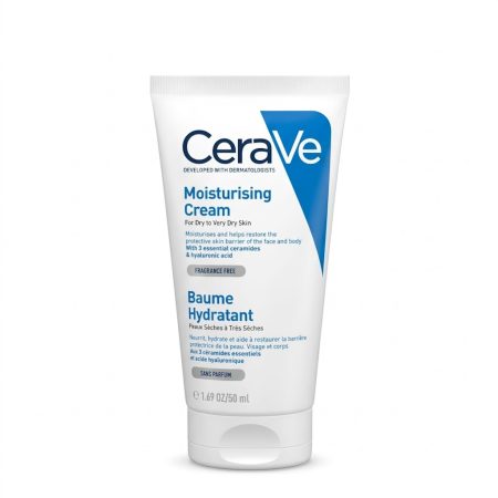 CeraVe Moisturizing Cream for Very Dry Skin – Face & Body Hydration – 50ml