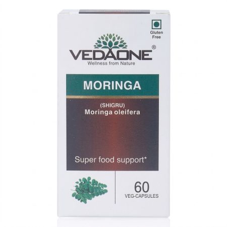 VedaOne Moringa Capsules – Natural Moringa Leaf Supplement, 60 Capsules