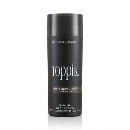 Toppik Hair Building Fibers Dark Brown 55g – Keratin Hair Thickening Fibers for Thinning Hair