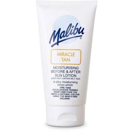 Malibu Miracle Tan Moisturising Before & After Sun Lotion 150ml – Hydrating Tan Enhancing Skin Care