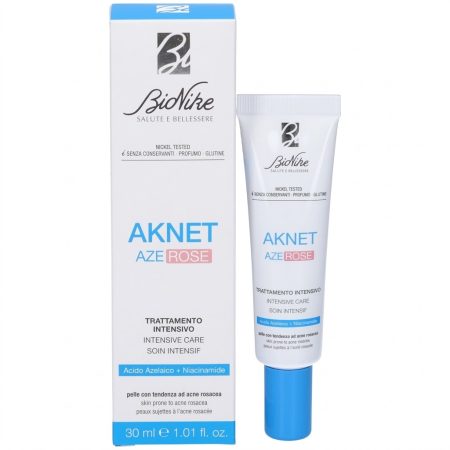 Bionike Aknet Aze Rose – Anti-Blemish & Redness Correcting Treatment for Oily Skin – 30 ml