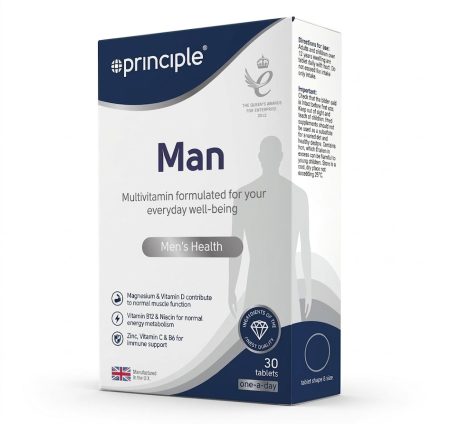 Principle Man Multivitamin Capsules – Daily Nutritional Support for Men – 30 Capsules