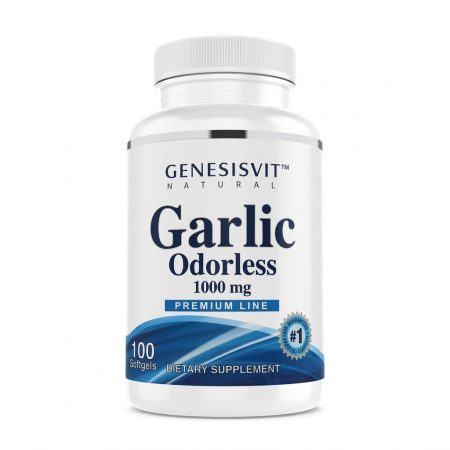 Genesisvit Garlic 1000mg Dietary Supplement Capsules – Heart & Immune Support  2. Full Description