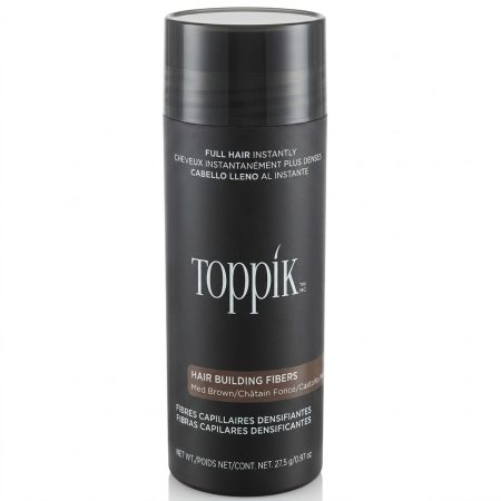 Toppik Hair Building Fibers Medium Brown 55g – Keratin Hair Thickening Fibers for Fuller-Looking Hair