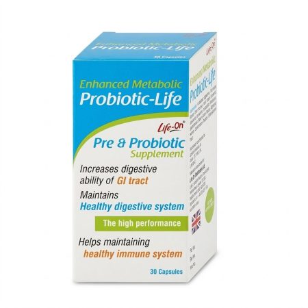 LifeOn Probiotic Capsules – Digestive & Gut Health Support – 30 Capsules